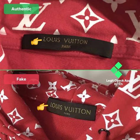 how to tell real vs fake supreme louis vuitton sweaters|supreme x louis vuitton logo.